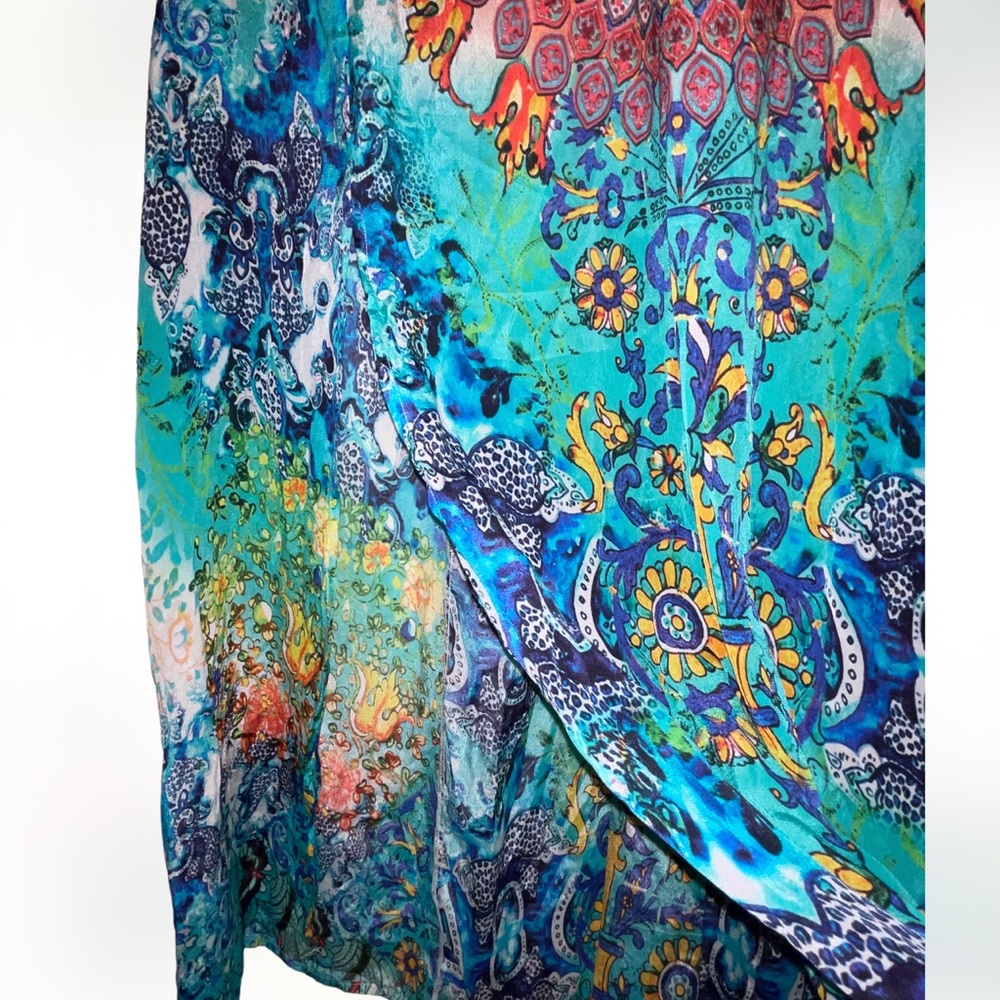 Narcisa Lang dress size M 💯 silk viscose - Picture 10 of 16